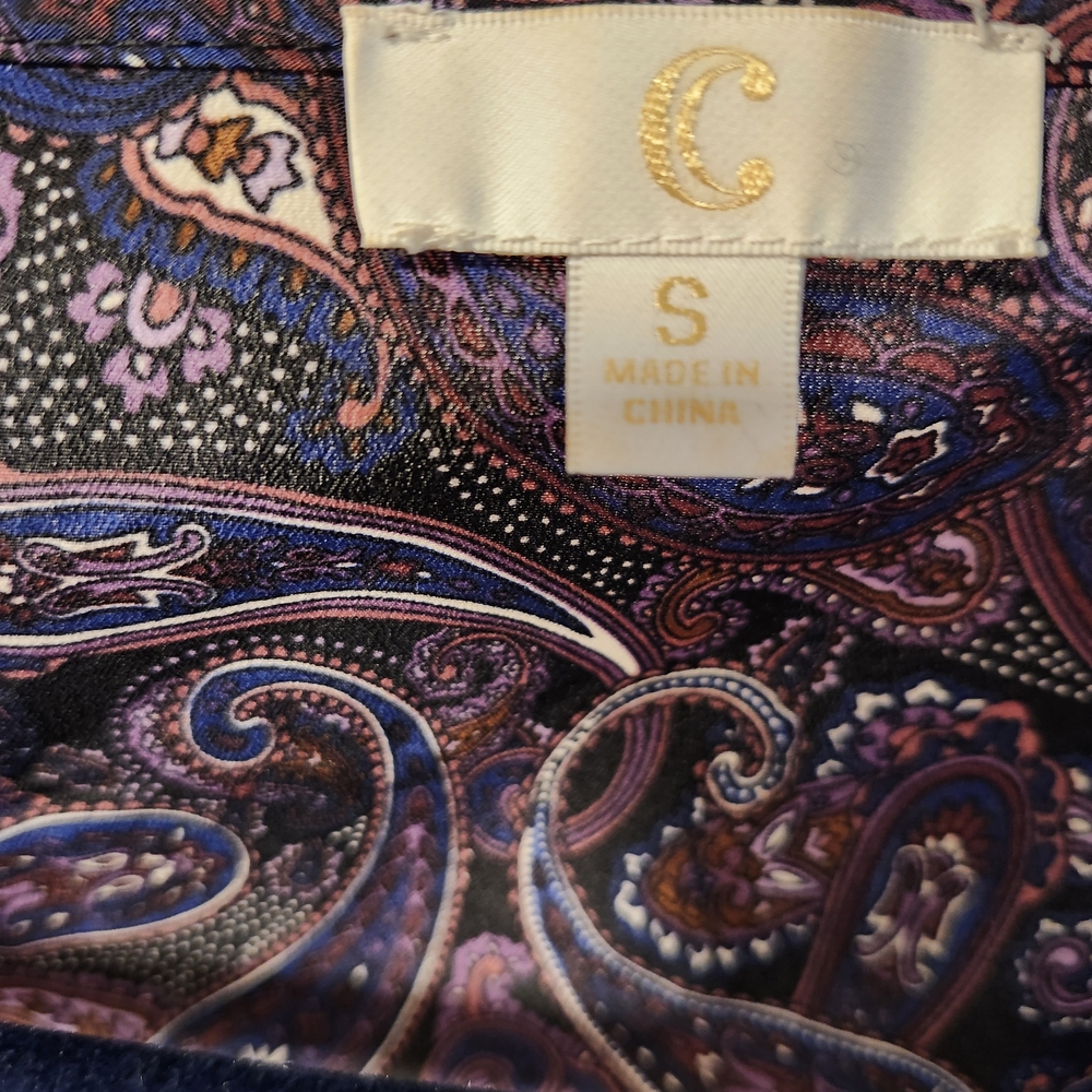 C Navy Women's Robe - Picture 4 of 5